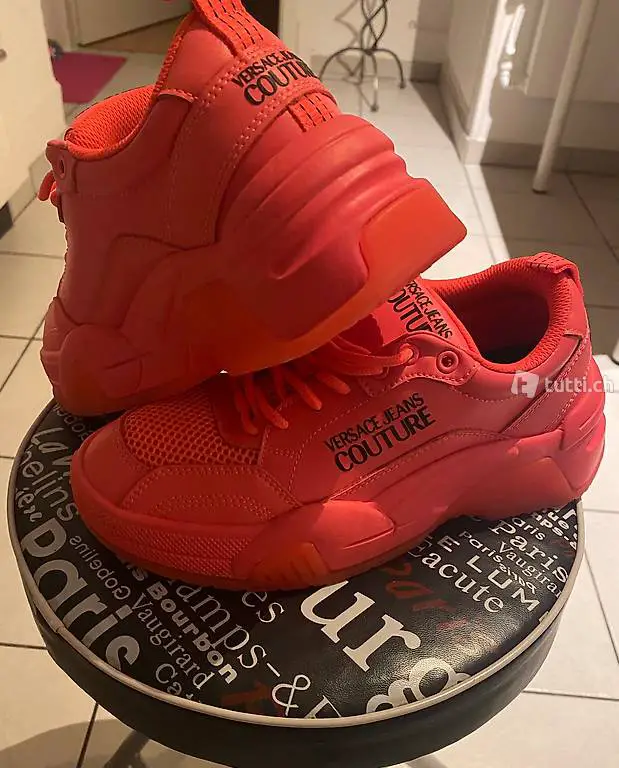 versace jeans couture sneaker pink