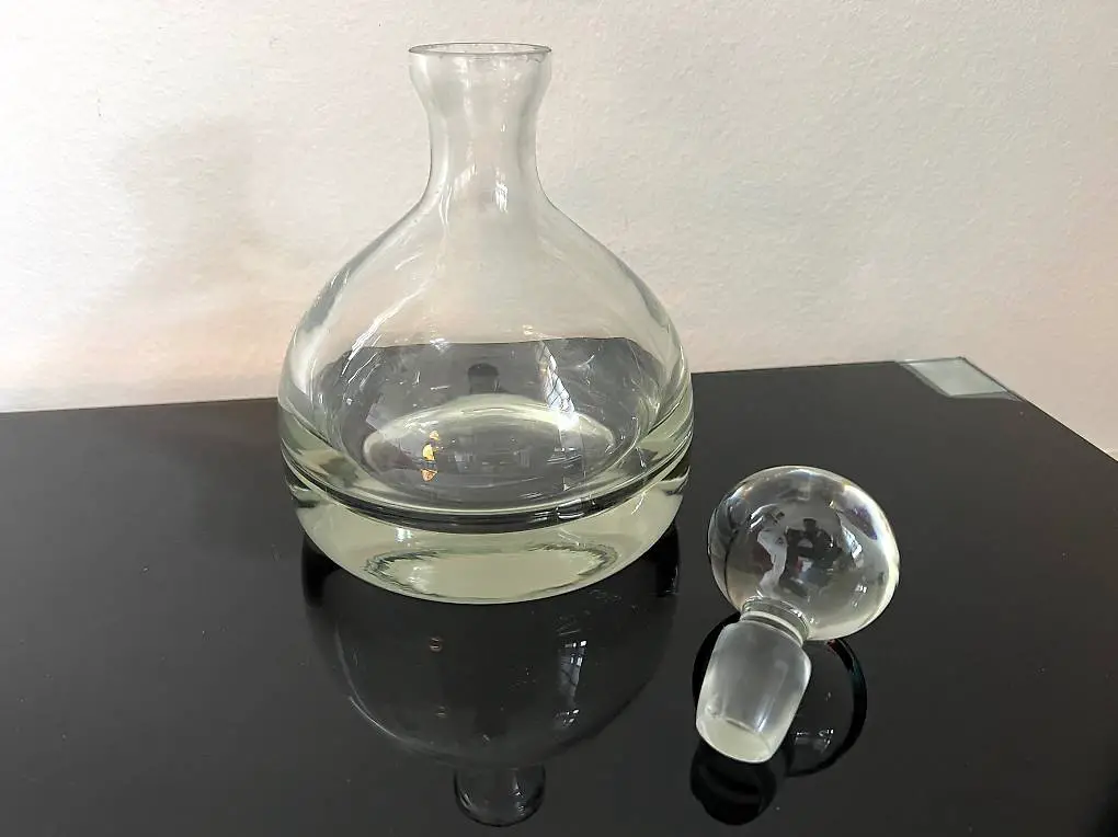 Vintage massive Kristallglas Karaffe