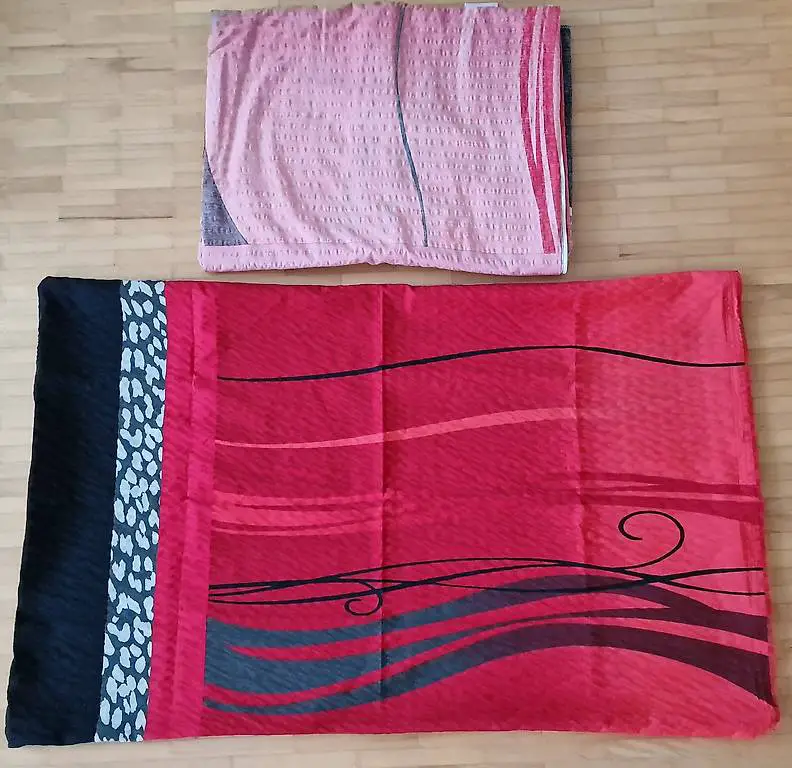 Bettwäsche Seersucker rot