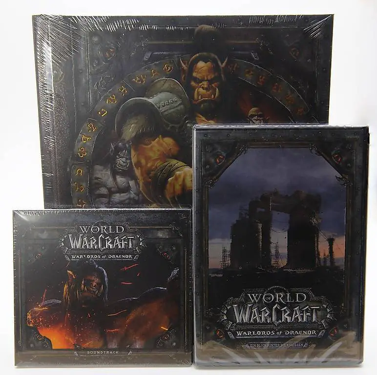 WOW, Warlords of Draenor, Artbook, Soundtrack, Bluray, NEU