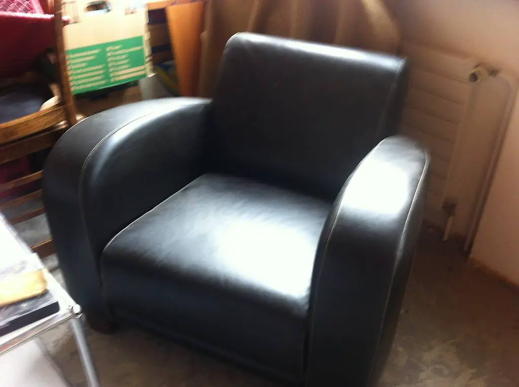 Lederfauteuil, Lederstuhl braun, sehr gepflegt