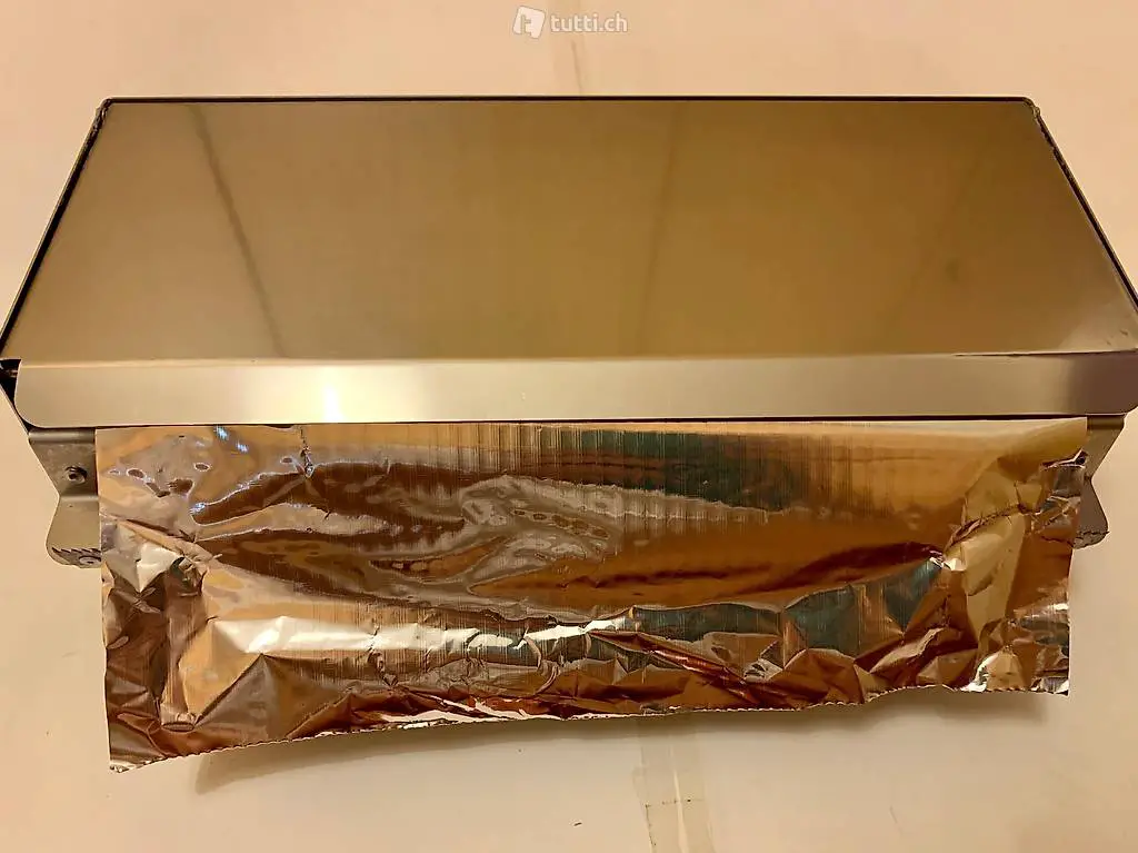 Bürgi Abrollgerät Chromstahl Box Aluminiumfolie Frischhaltef