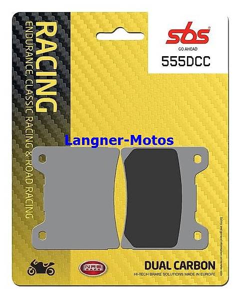 Bremsbelag SBS 555 DCC Classic Dual Carbon Yamaha Oldi V-Max