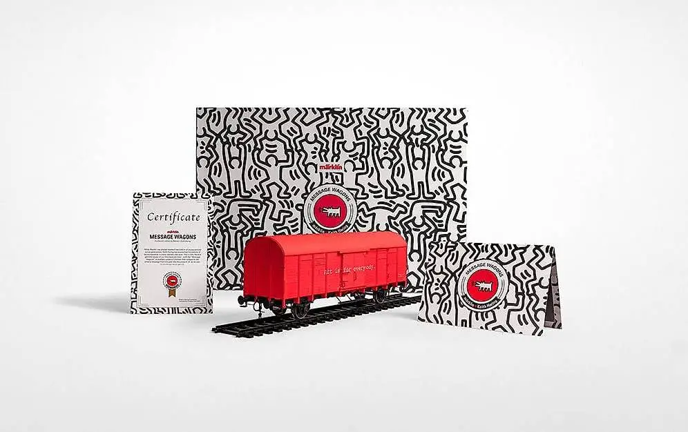 Märklin Message Wagon X Keith Haring #1