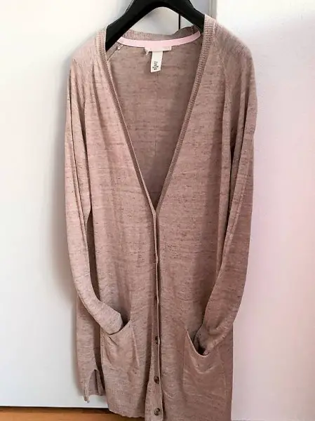 Pulli Pullover langer Cardigan Feinstrick Oversize
