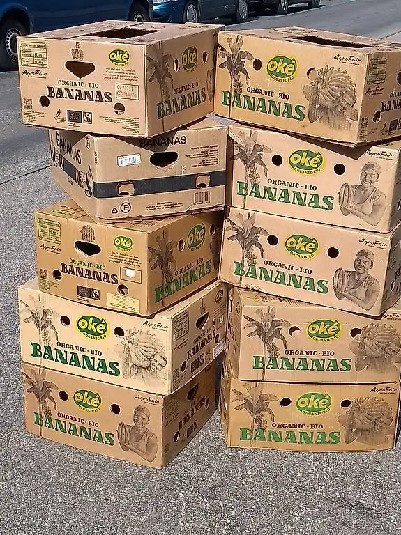 Bananenkisten. Sauber. Bisher nur für Bananen verwendet