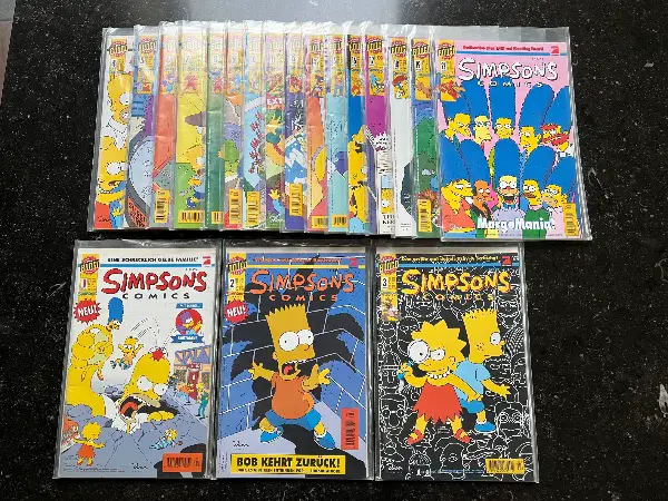 Alte seltene Simpsons Comics