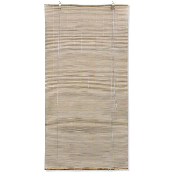 Naturfarbenes Bambusrollo 120 x 220 cm