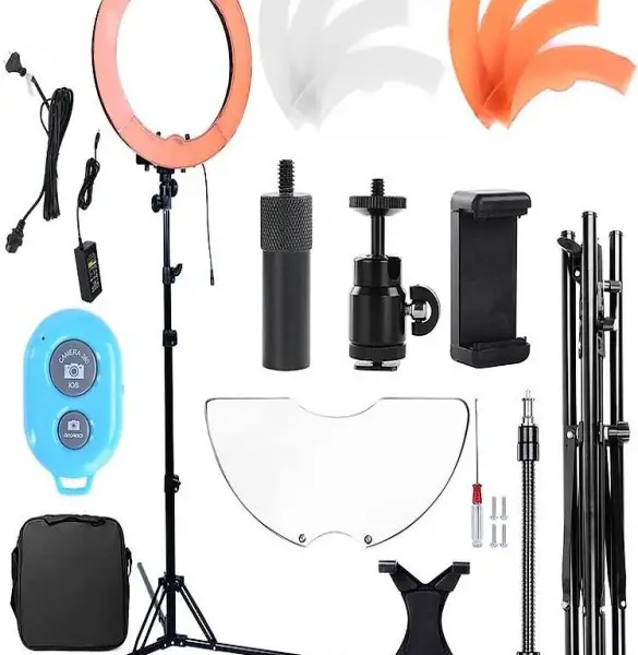  Ringlicht Dimmbare Led Ringleuchte mit Stativ