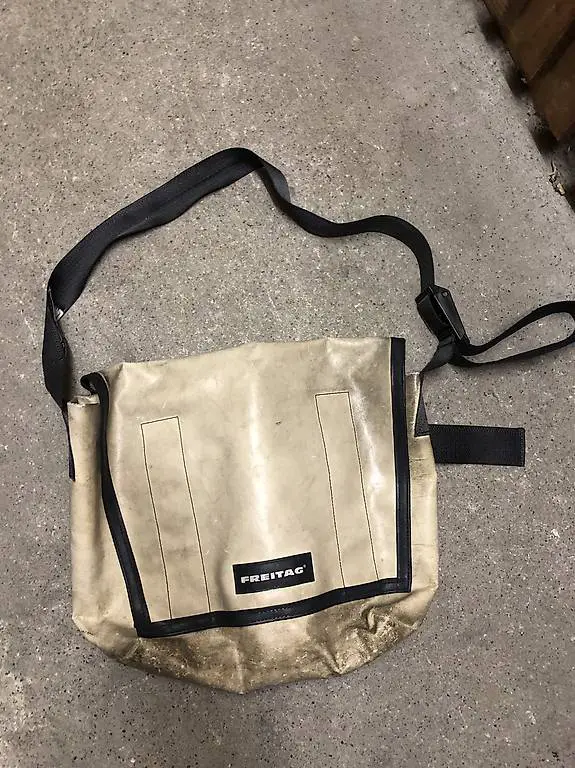 Freitag Tasche weiss vintage