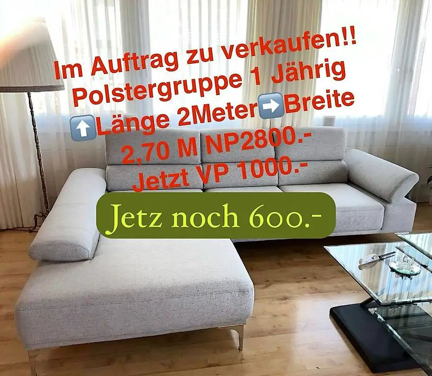 Polstergruppe Couch Sofa Ecksofa
