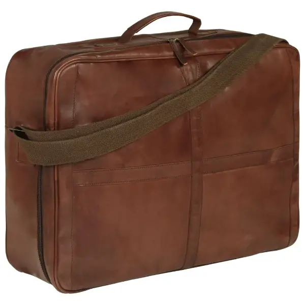  Weekender Tasche Braun Echtleder