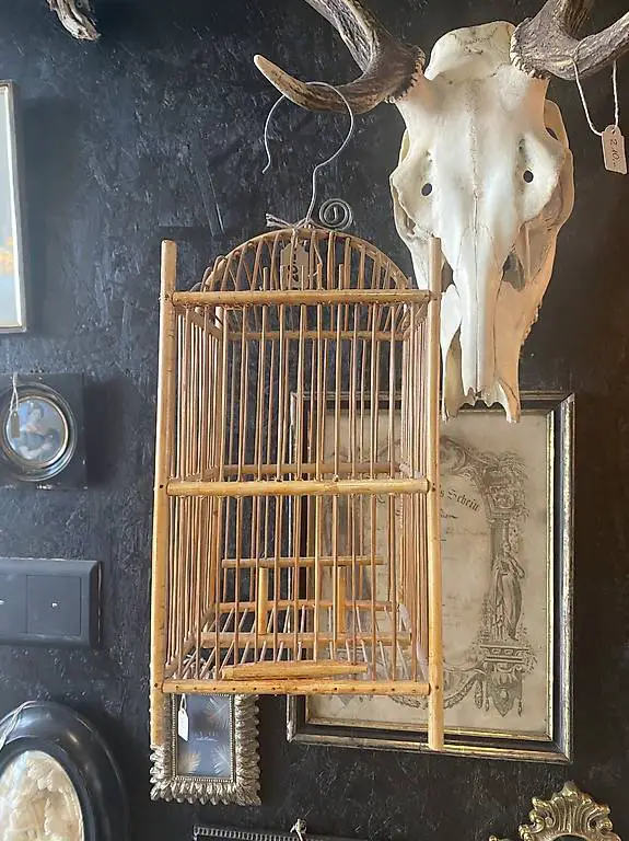 Gabbia decorativa in legno