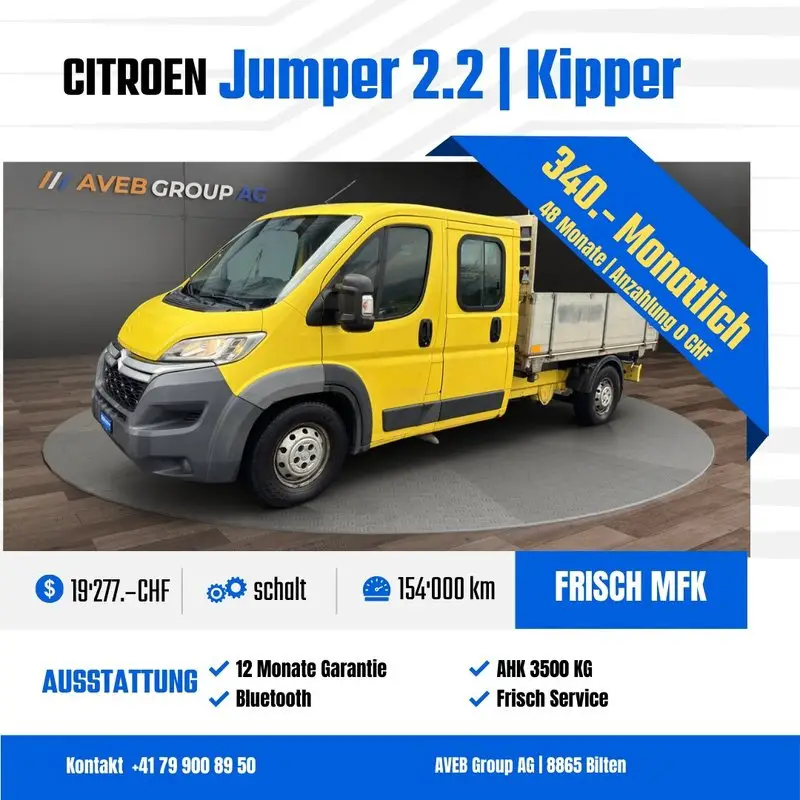 CITROEN Jumper 35+ 2.2 HDi 130 | Kipper