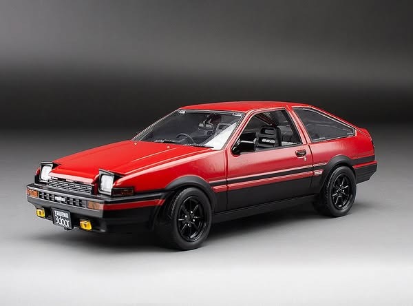 NEU: Toyota Sprinter Trueno AE86 1983-1987 RHD rot / schwarz