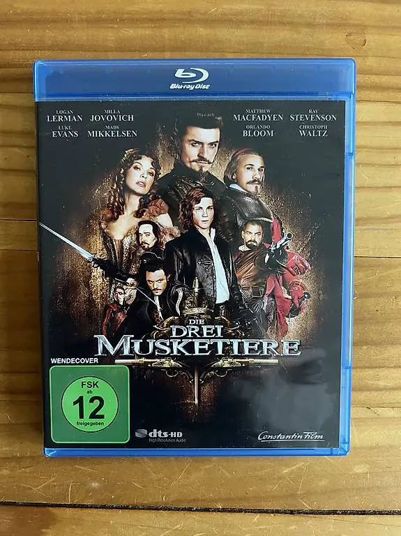 Blueray Die drei Musketiere in Top Zustand