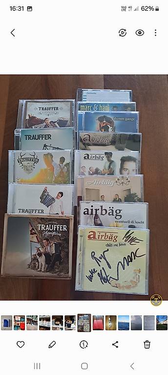 Trauffer/ Airbäg CD mit Autogram