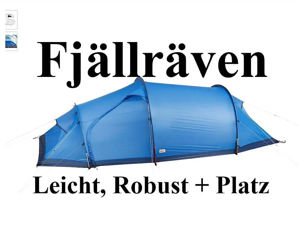 NEU Fjällräven Zelt Abisko Shape 3 + Platz + LEICHT Qualität