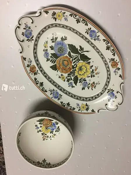 Alt Amsterdam Villeroy&Boch Schüssel und Servierteller
