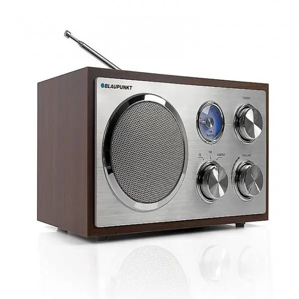  Retro Radio, Nostalgie-Designradio mit USB-Port
