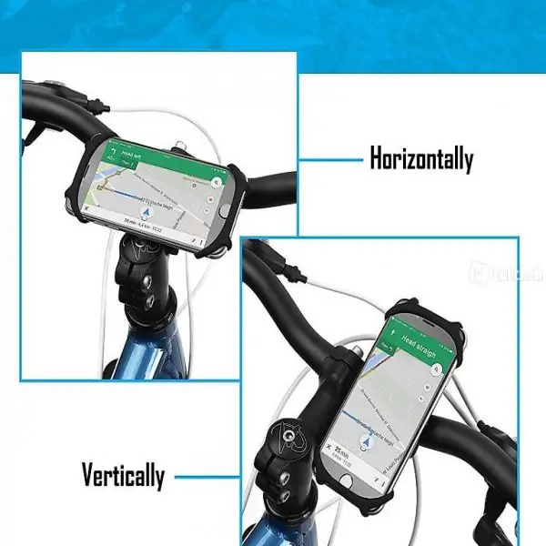  Silikon Fahrrad Halterung Schwarz