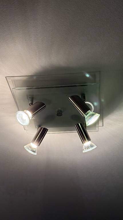 Deckenlampe 4 Spots