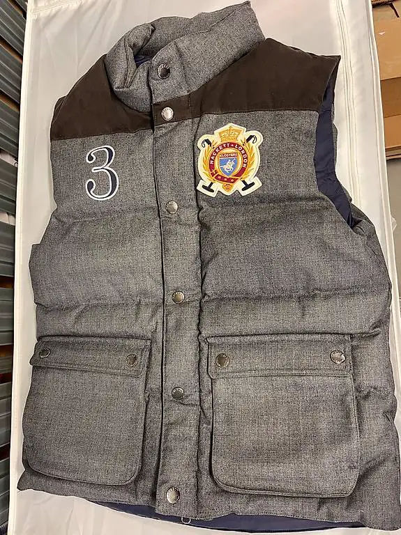 Hackett London Daunenweste grau, S