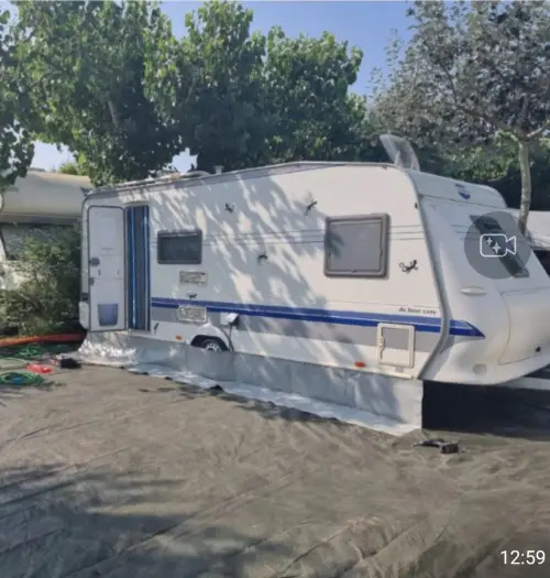 Caravan Occasion: Familien Wohnwagen Hobby 500 KMFE
