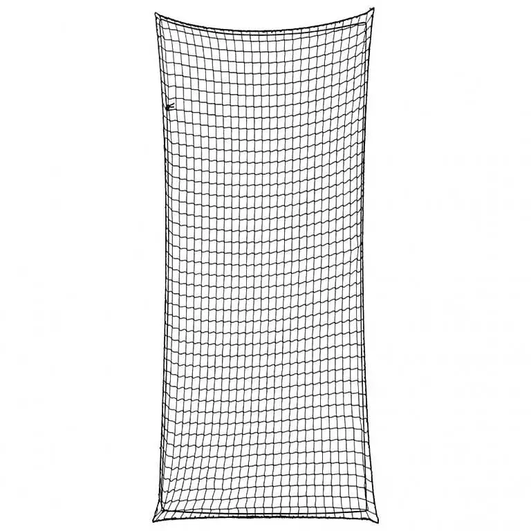 Anhängernetz mit Gummiseil Schwarz 8x3,5 m PP