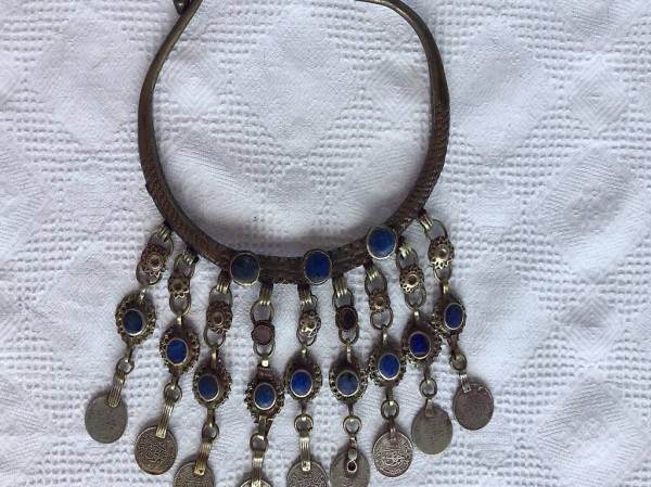 Antikes Collier / Kette mit Münzen