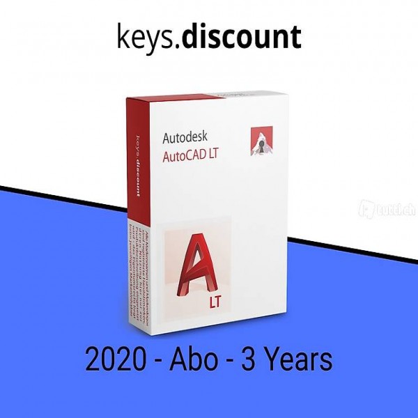  Autodesk Abonnement AutoCAD LT 2020 3 ans