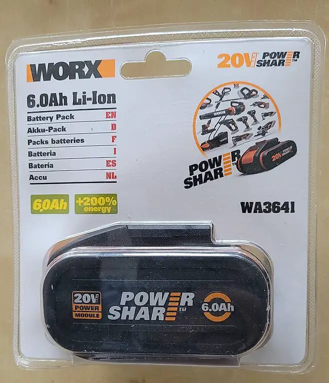 Ersatzakku Worx 20V 6Ah WA3641