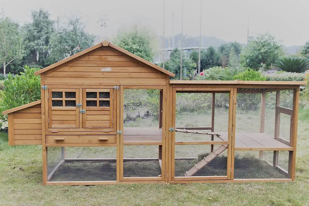 ISOLIERTER Hasenstall Meerschw. Tiefe verzinkte Wanne neu