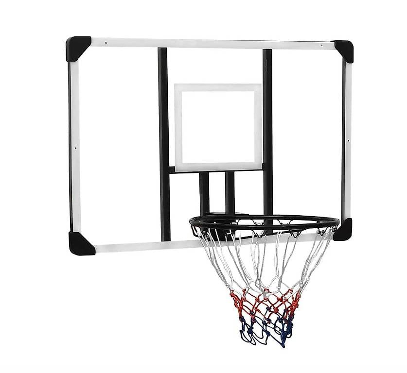 Basketballkorb Transparent 90x60x2,5 cm Polycarbonat