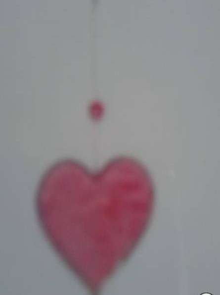 Anhänger Herz (Rosa) Handarbeit