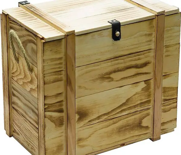  Weinkiste 12er geflammt