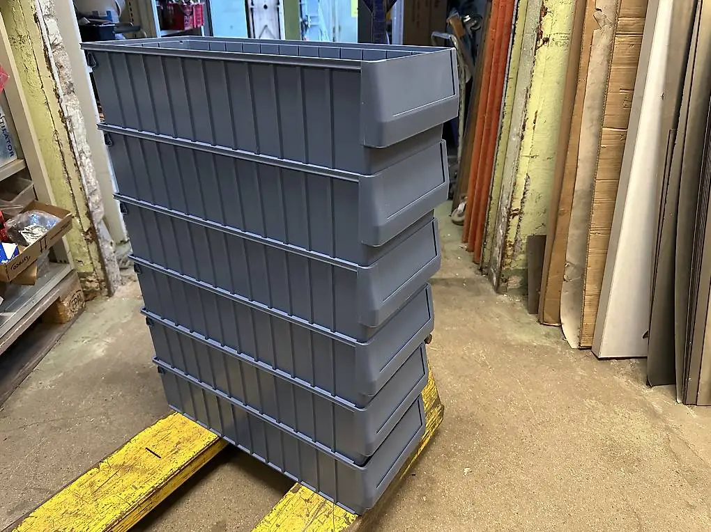 6 Stk. neue Bito Regalkästen RK6214