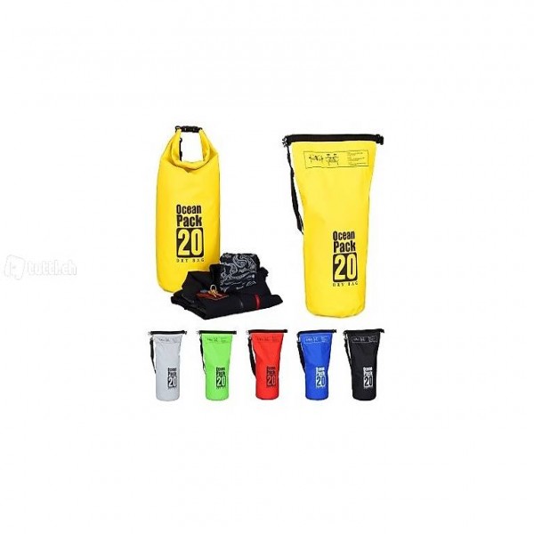 Seesack Strandtasche wasserdicht Outdoor 20L Gelb
