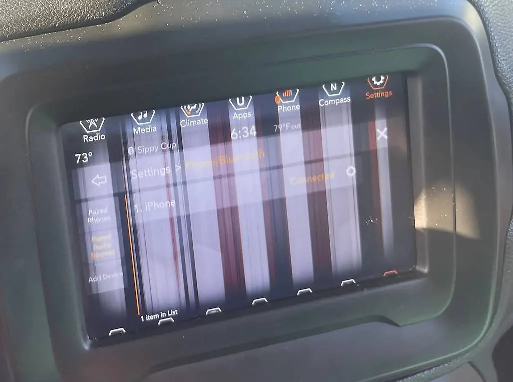 Uconnect Jeep Compass Renegade Reparatur