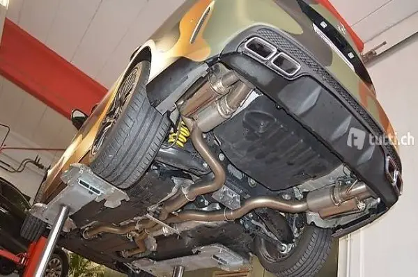  MERCEDES C-KLASSE AMG C63 - DUPLEX SPORTAUSPUFF ANLAGE AB KA