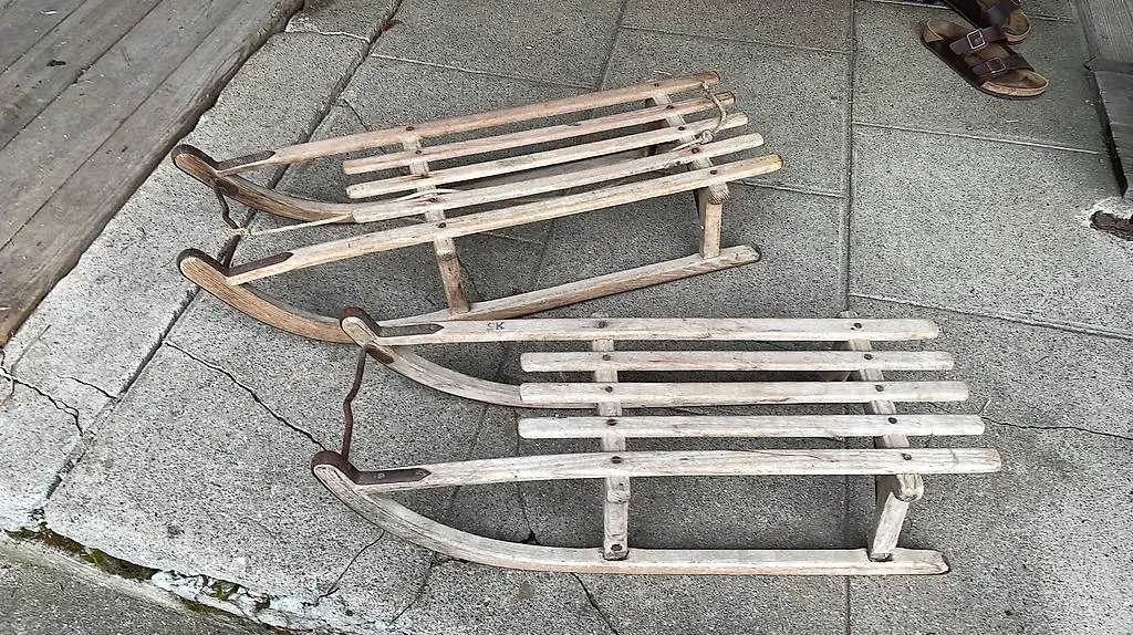 Schlitten für Deko