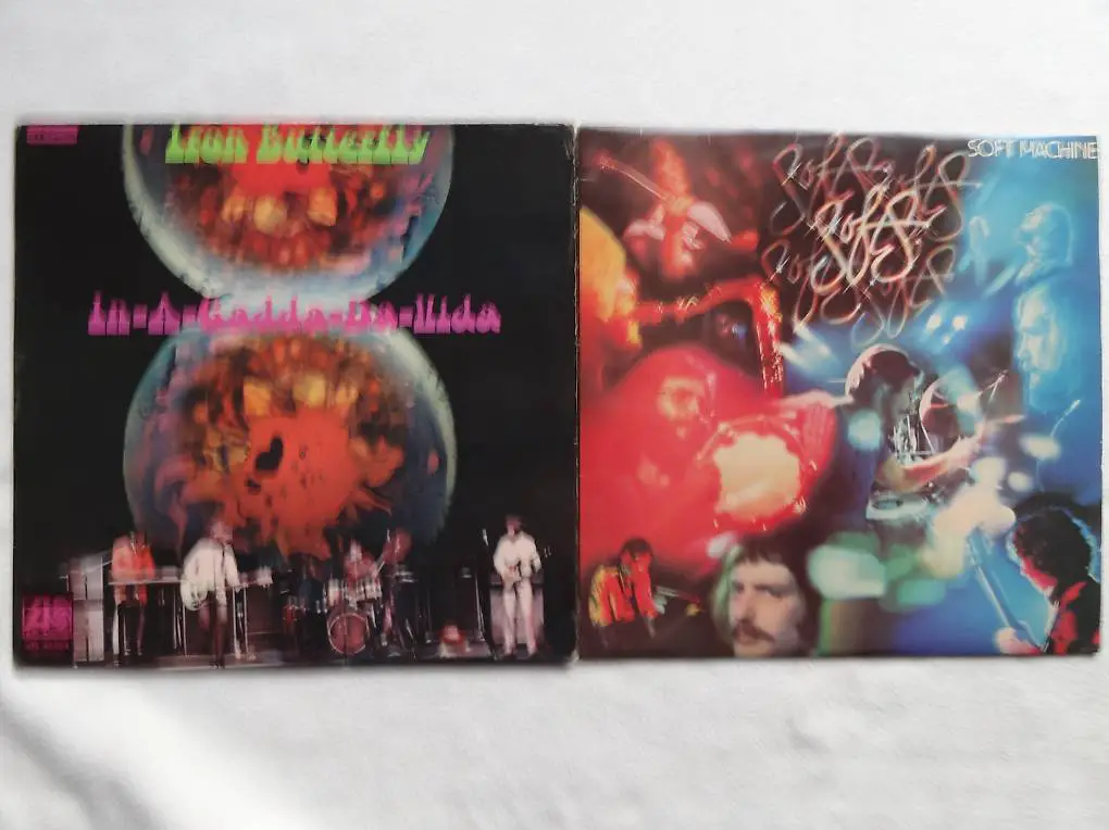 Iron Butterfly, Soft Machine, Schallplatten Gewaschen