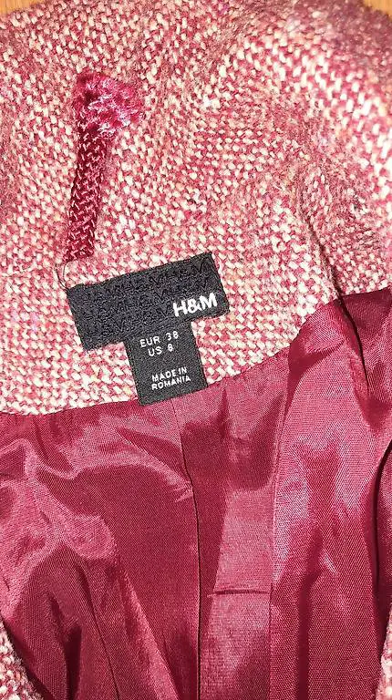 Mantel H&M, rot, gr. 38