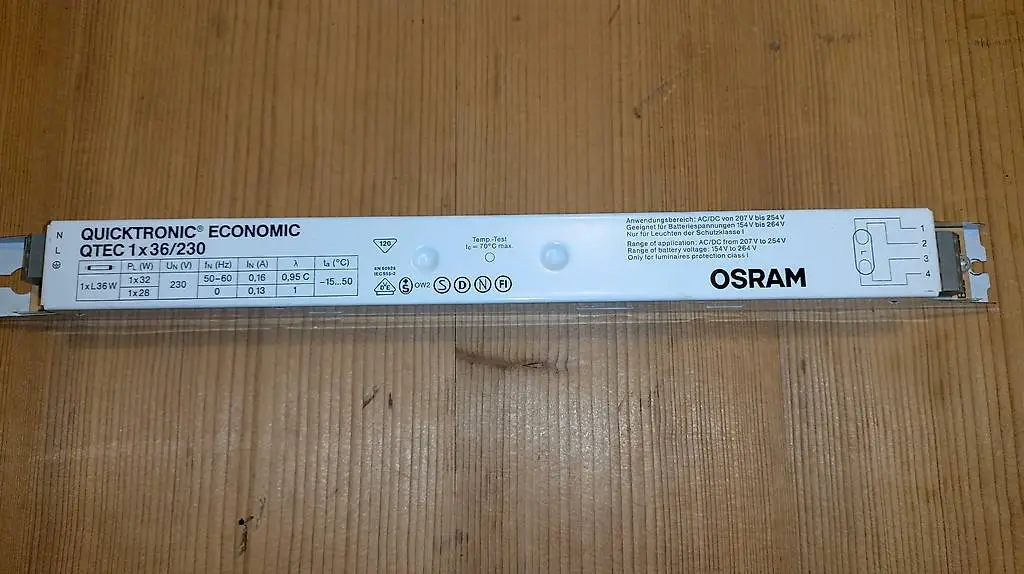 Vorschaltgerät für FL-Lampen