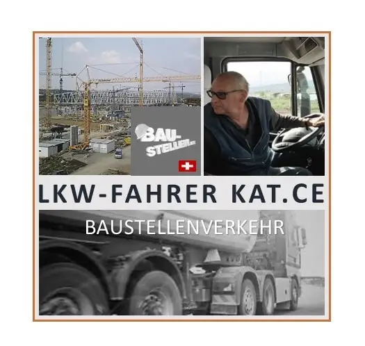 Lkw-Fahrer CE (Baustelle) CH-Kt. Wallis/Visp - per sofort