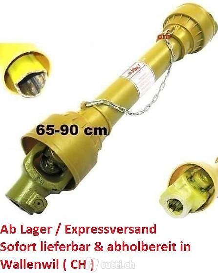  NEU Zapfwelle Kardanwelle Traktor 65 -90 cm