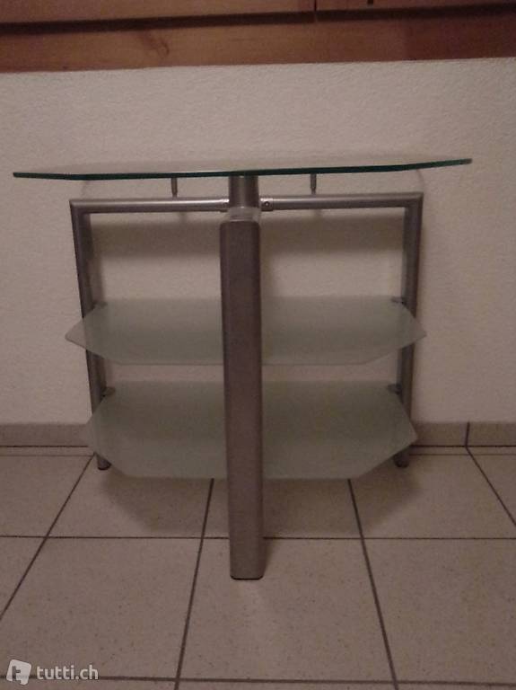 Fernsehtisch, Tv-Möbel, Glastisch