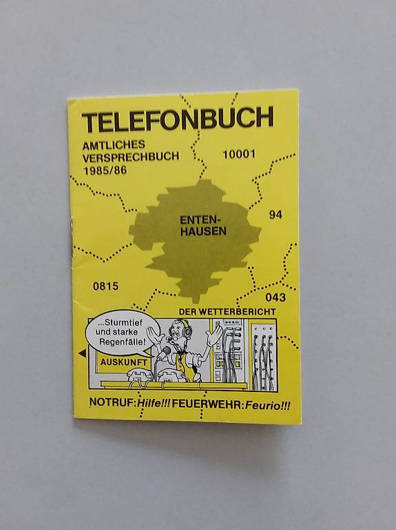 Micky Maus Telefonbuch