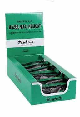 Barebells Protein Bar, Hazelnut Nougat 12 x 55g