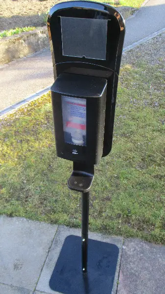 Desinfektionssäule, Desinfektionsspender kontaktlos